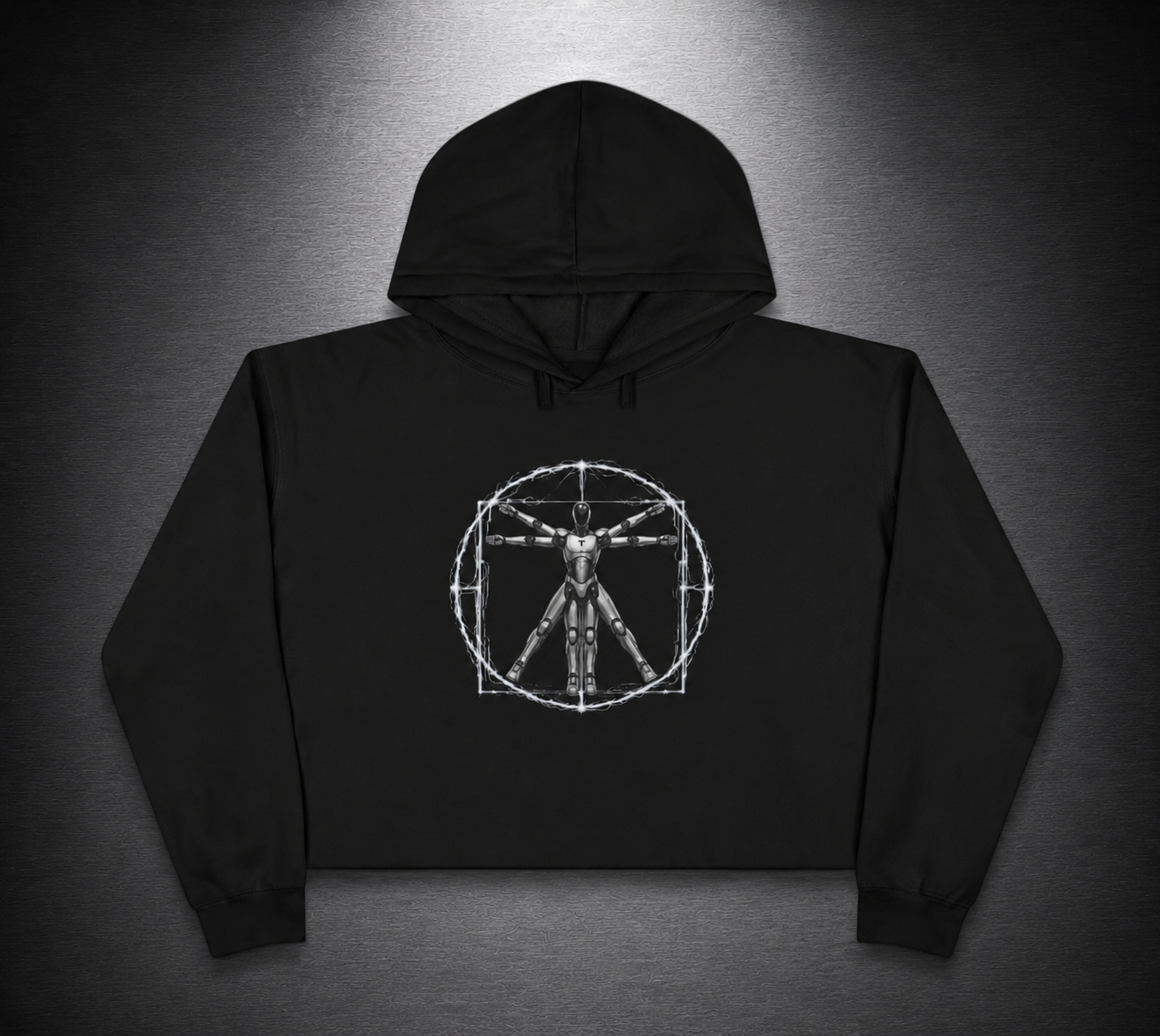 CyberTruvian Cropped Hoodie