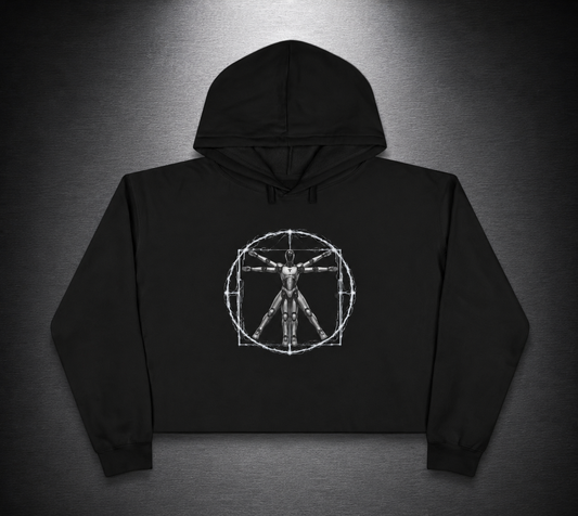 CyberTruvian Cropped Hoodie