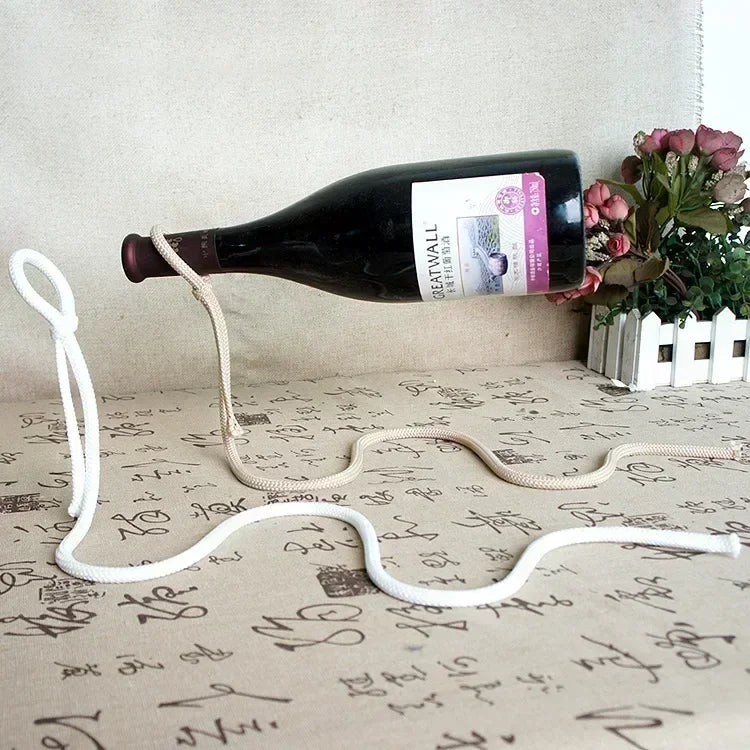 The Magical Suspension Chain Wine Rack!