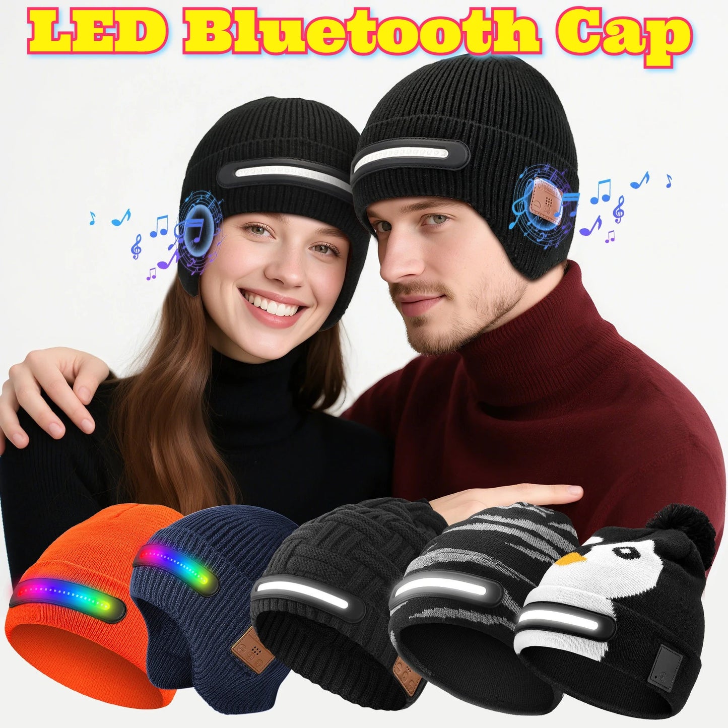 The Bluetooth Light-Up Beanie!
