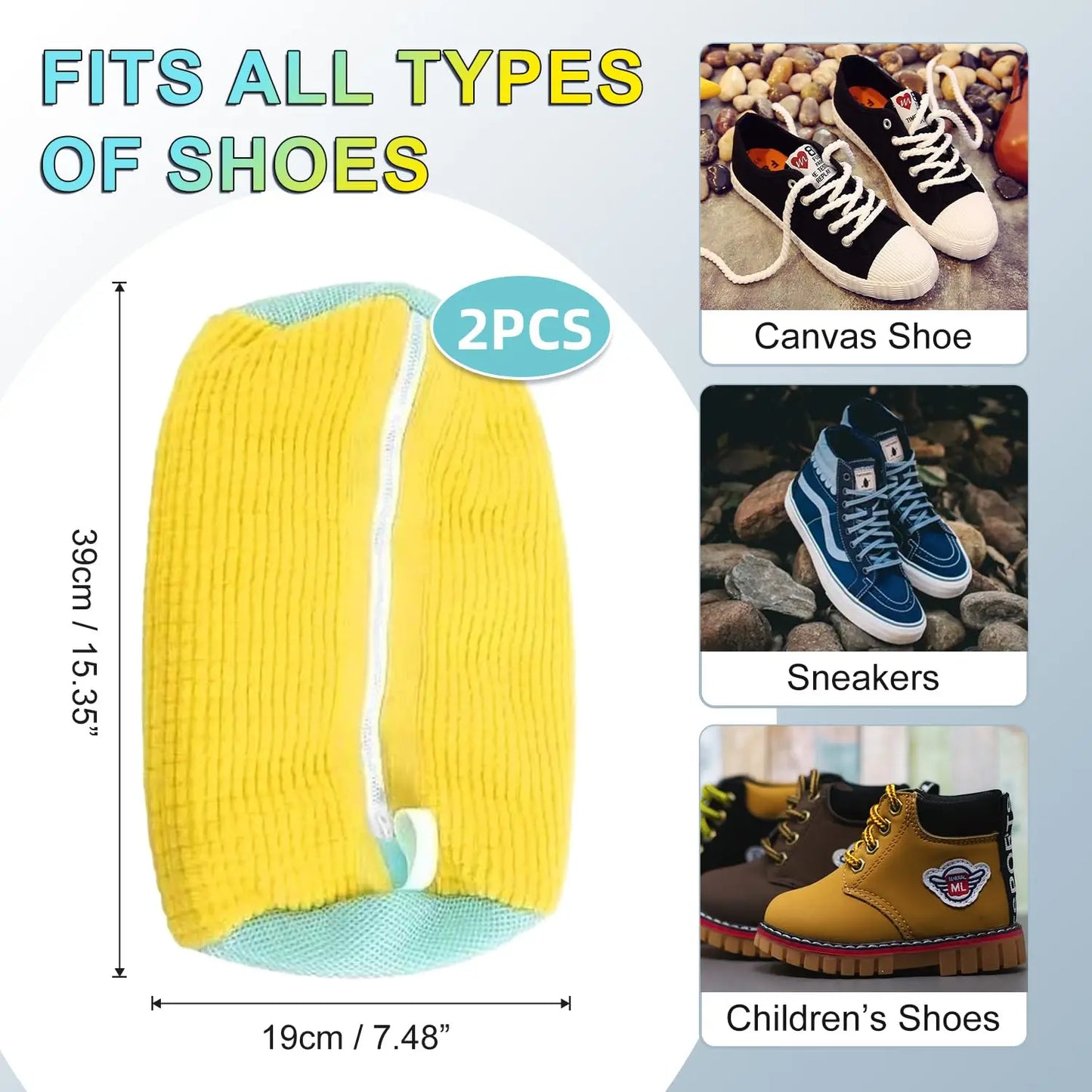 The Fluffy 360° Shoe Washing Bag!