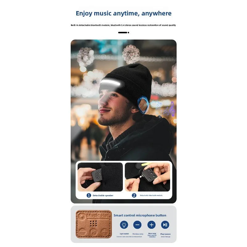 The Bluetooth Light-Up Beanie!