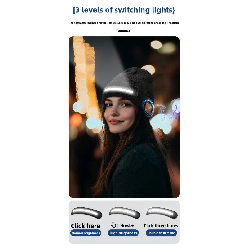 The Bluetooth Light-Up Beanie!