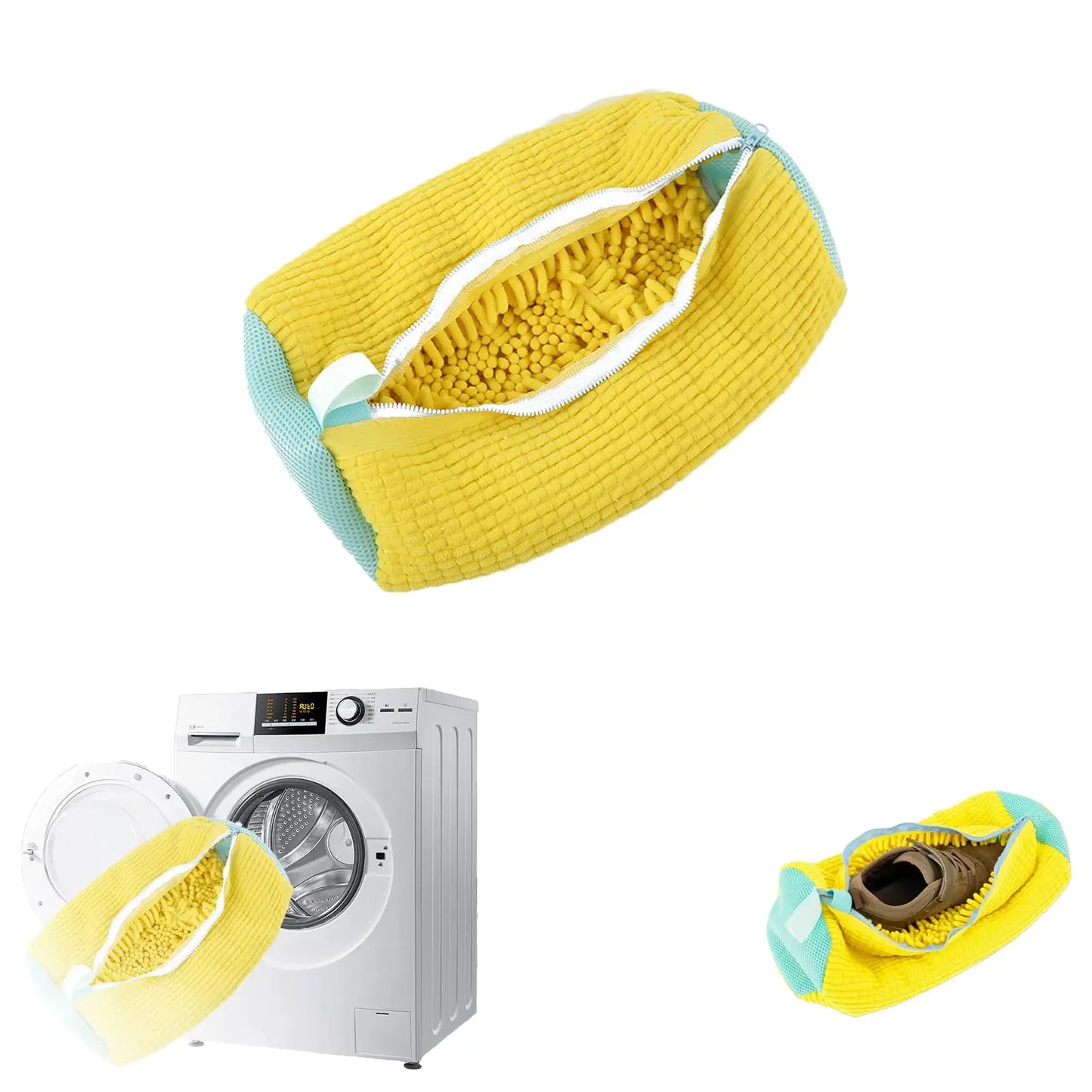 The Fluffy 360° Shoe Washing Bag!