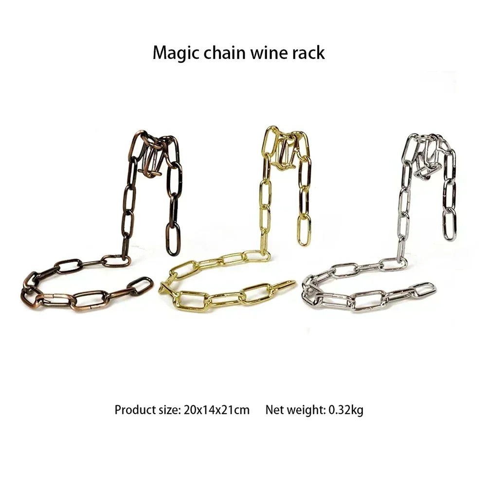 The Magical Suspension Chain Wine Rack!
