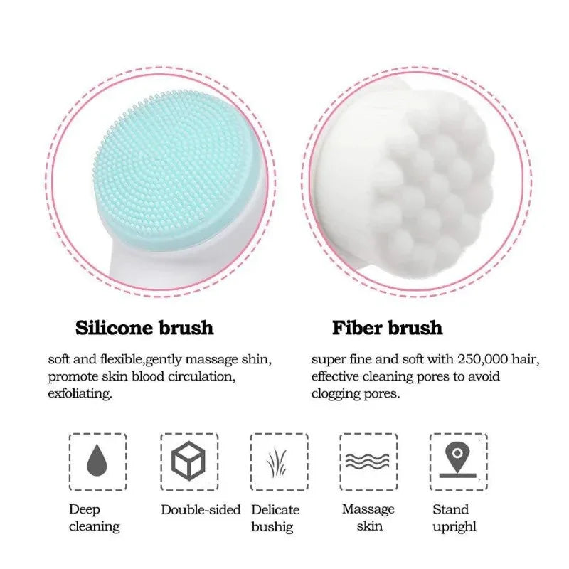 The Softest 2-Sided Facial Exfoliating Brush!