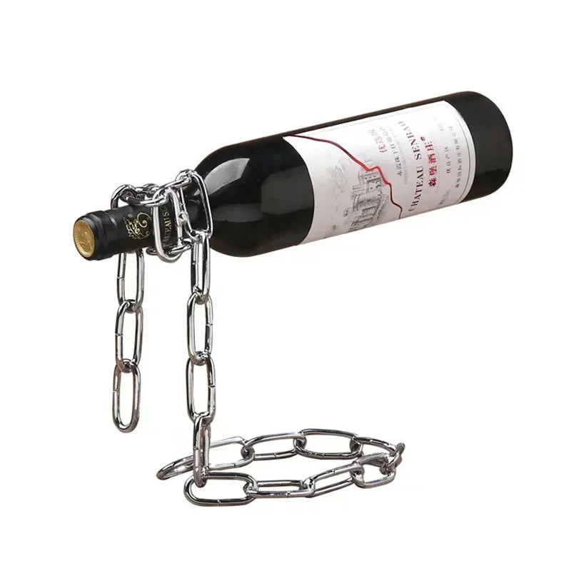 The Magical Suspension Chain Wine Rack!